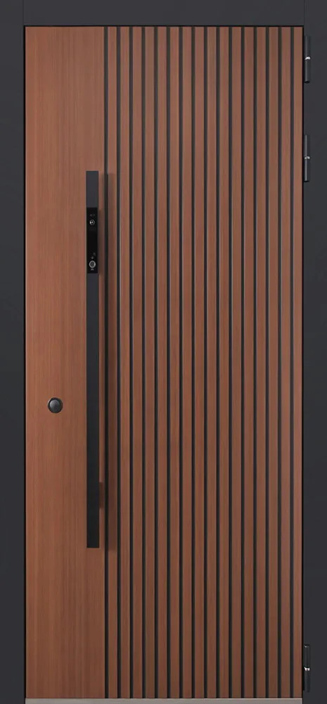 Стальная дверь "Матрикс" (биометрический замок Smart Lock H-11) в интерьере