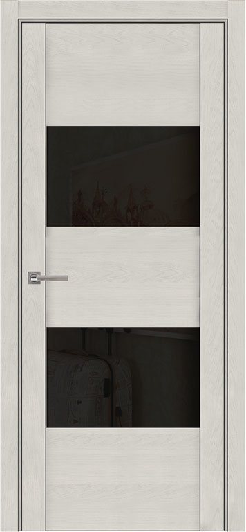 Дверь межкомнатная UniLine 30034 SoftTouch Бьянка Soft touch Остекленная в интерьере