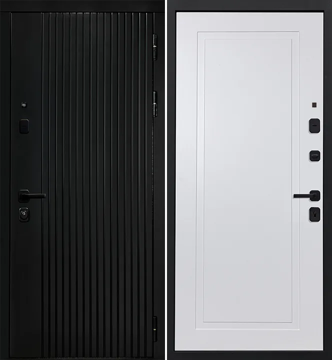 Металлическая дверь ВД- 70 Чёрный 860x2050
