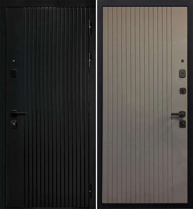 Металлическая дверь ВД- 70 Чёрный 860x2050