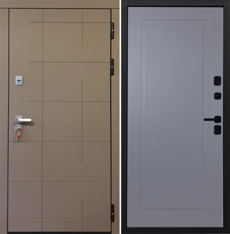 Металлическая дверь ВД- 62 Чёрный 860x2050