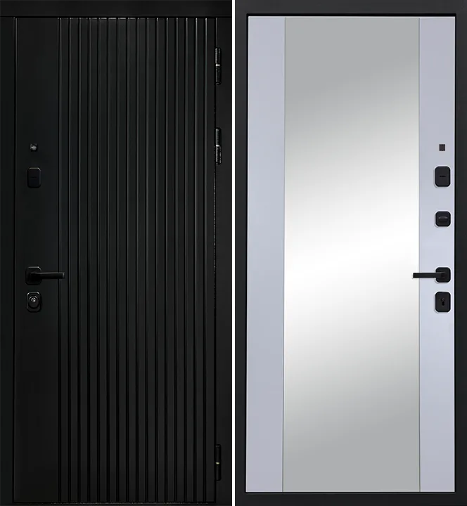 Металлическая дверь ВД- 70 Чёрный 860x2050