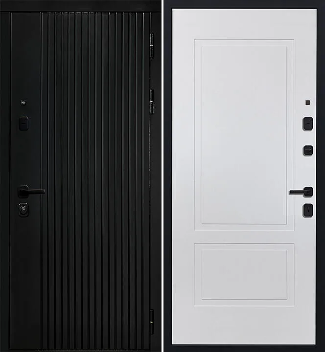 Металлическая дверь ВД- 70 Чёрный 860x2050
